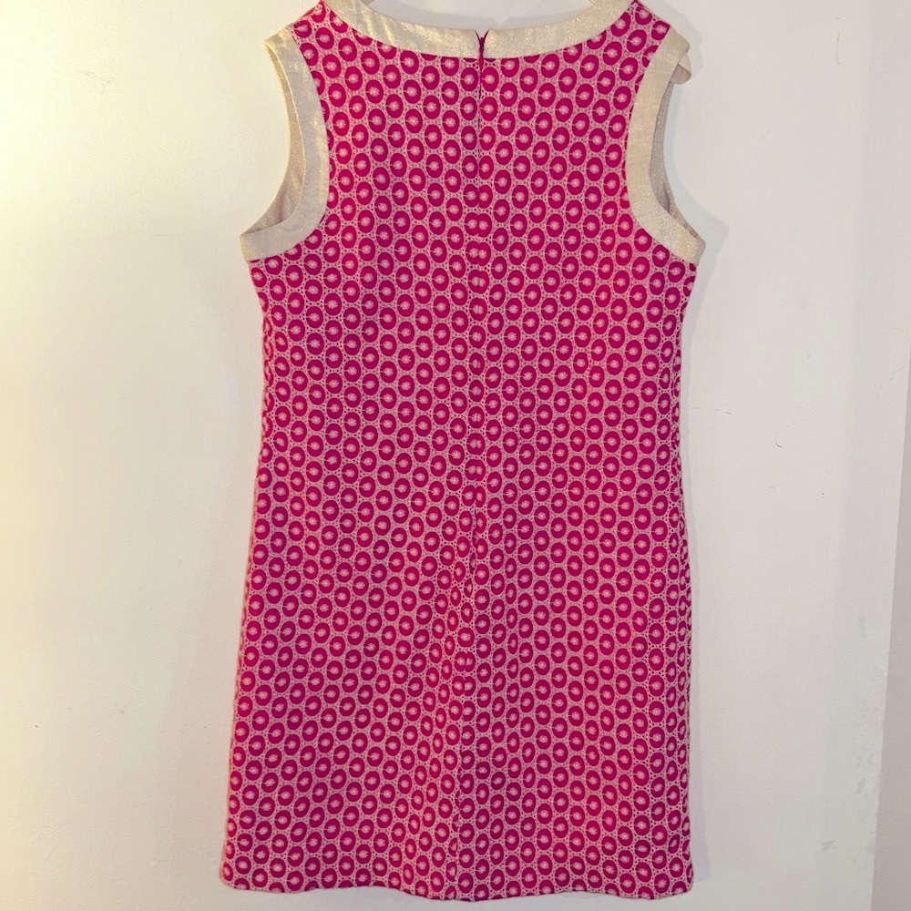 Merona Red and Cream Patterned Mini Dress